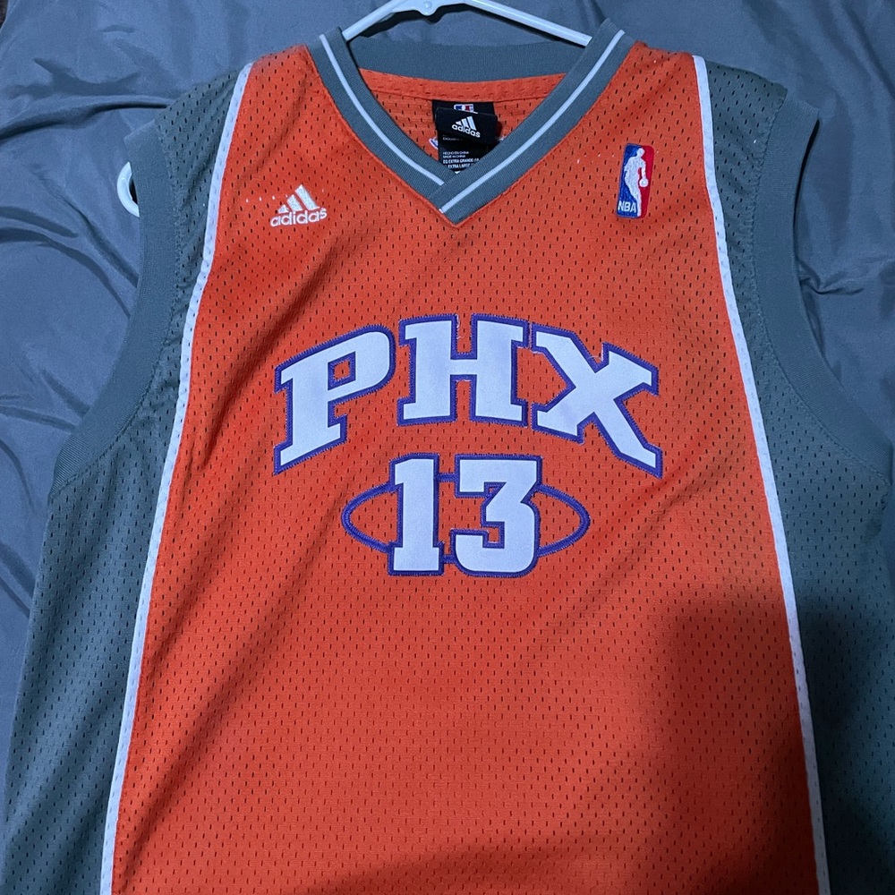 Old school orange Phoenix Suns Steve Nash jersey